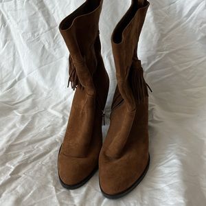 Marc Fisher Nubuck  boots western 8M